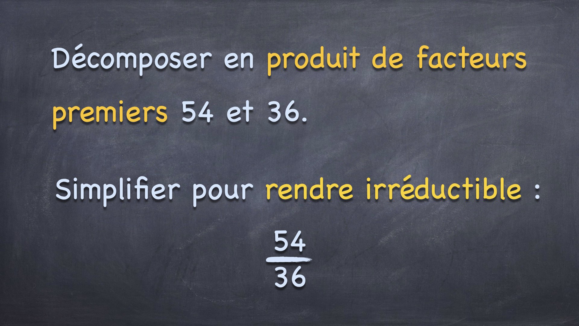 Décomposition